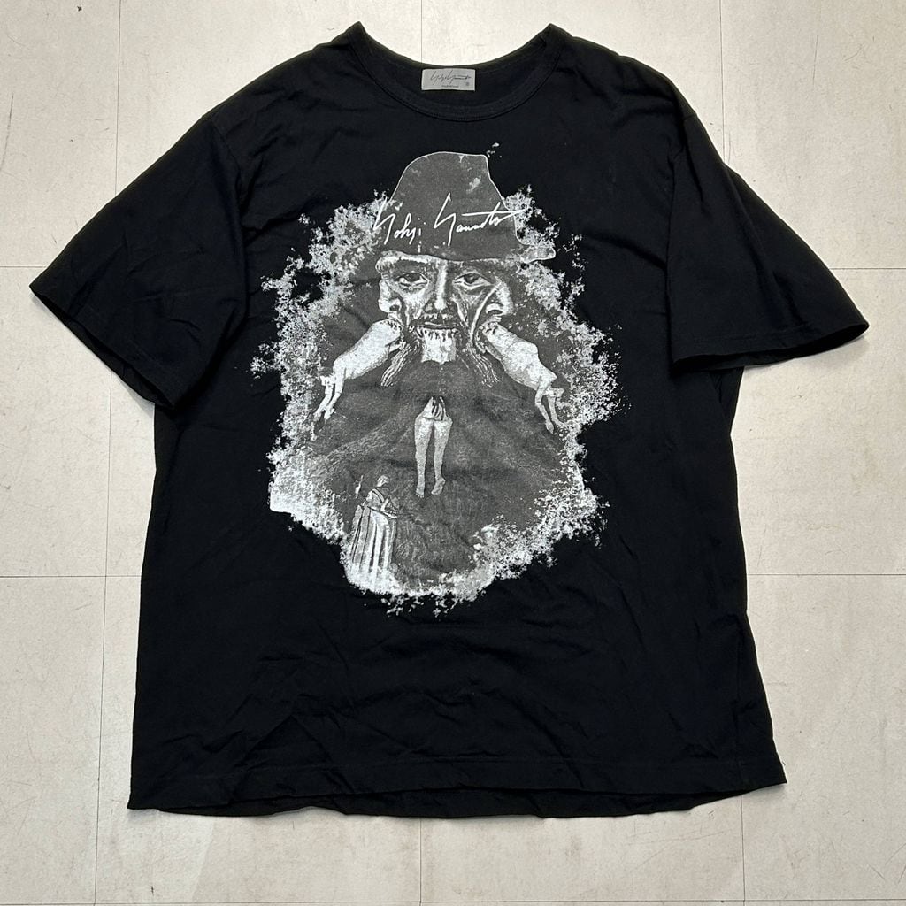 Yohji Yamamoto POUR HOMME ヨウジヤマモト プールオム 24SS Print T