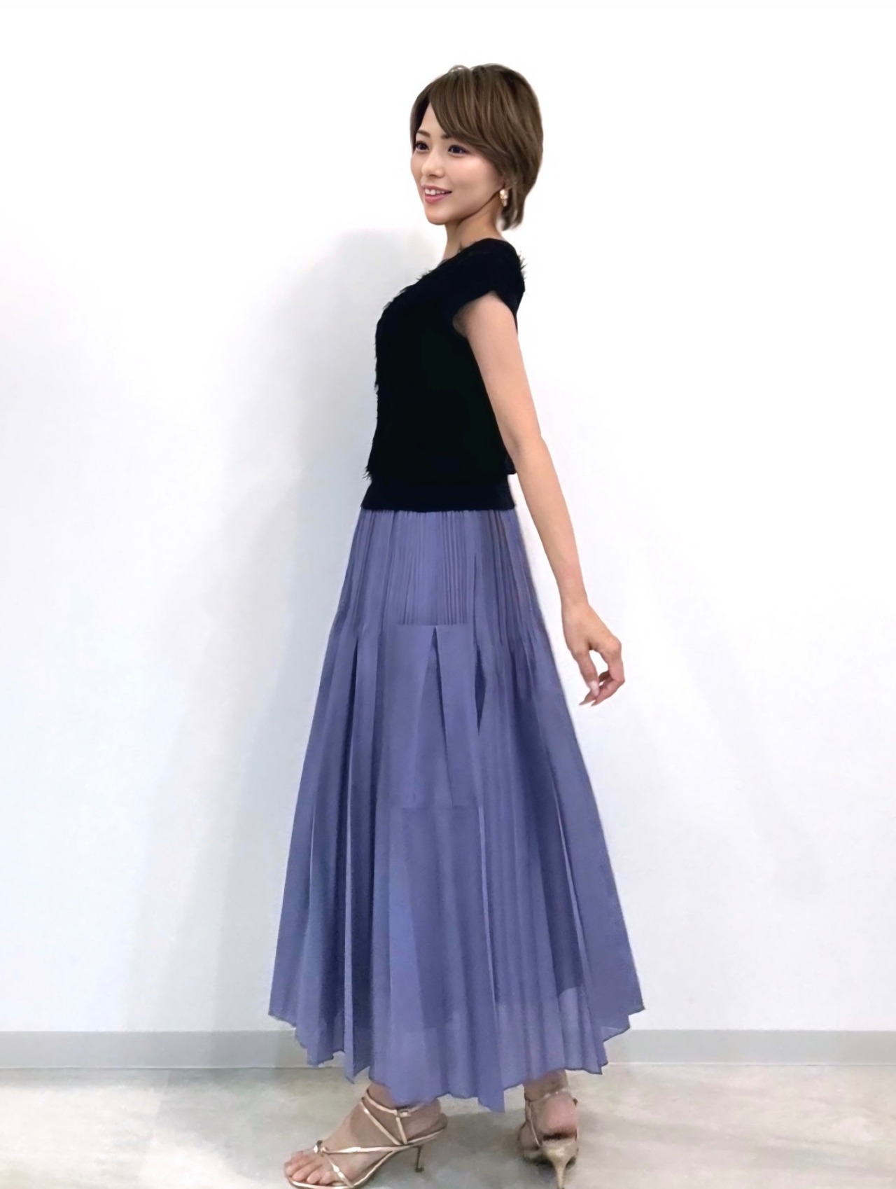 シャギーベスト