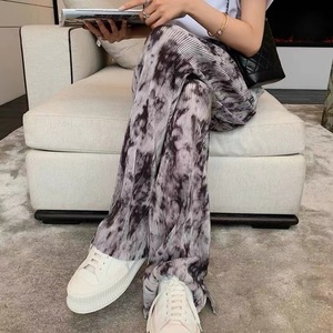 ニュアンス柄プリーツワイドパンツ AJ11352-1960a