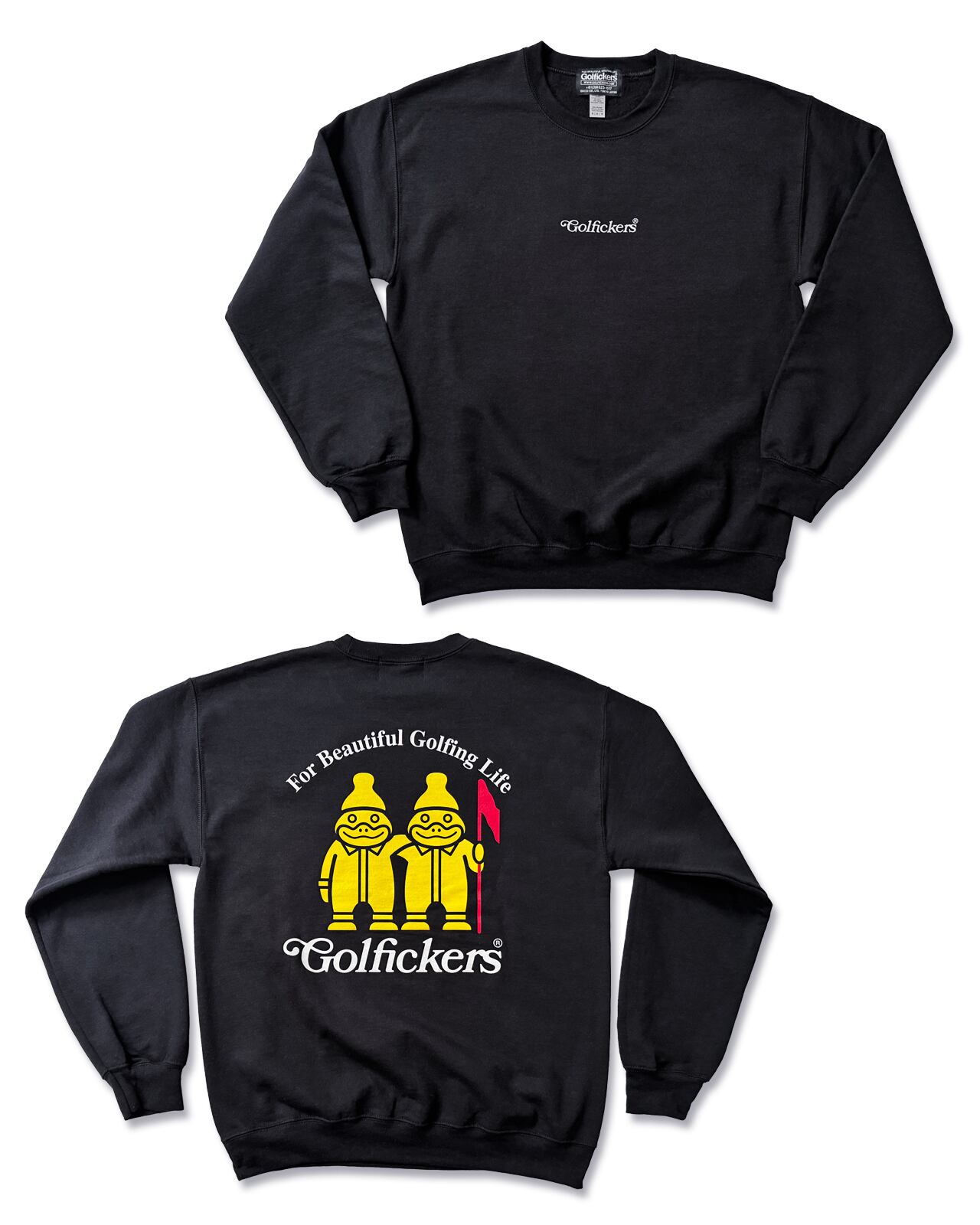 HOLE 499] Mustards Sweat -Black- ☆予約商品 | Golfickers 