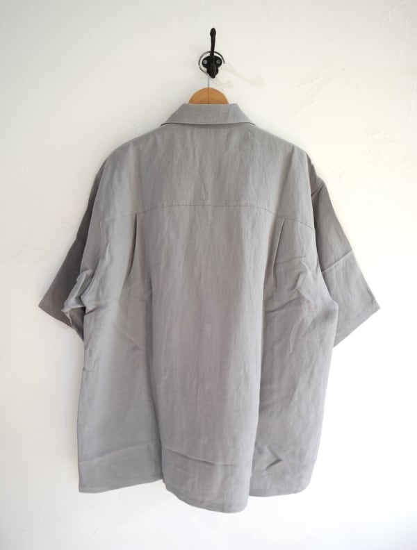 LAMOND(ラモンド) LINEN RAYON OPEN COLLAR SHORT SLEEVE SHIRT