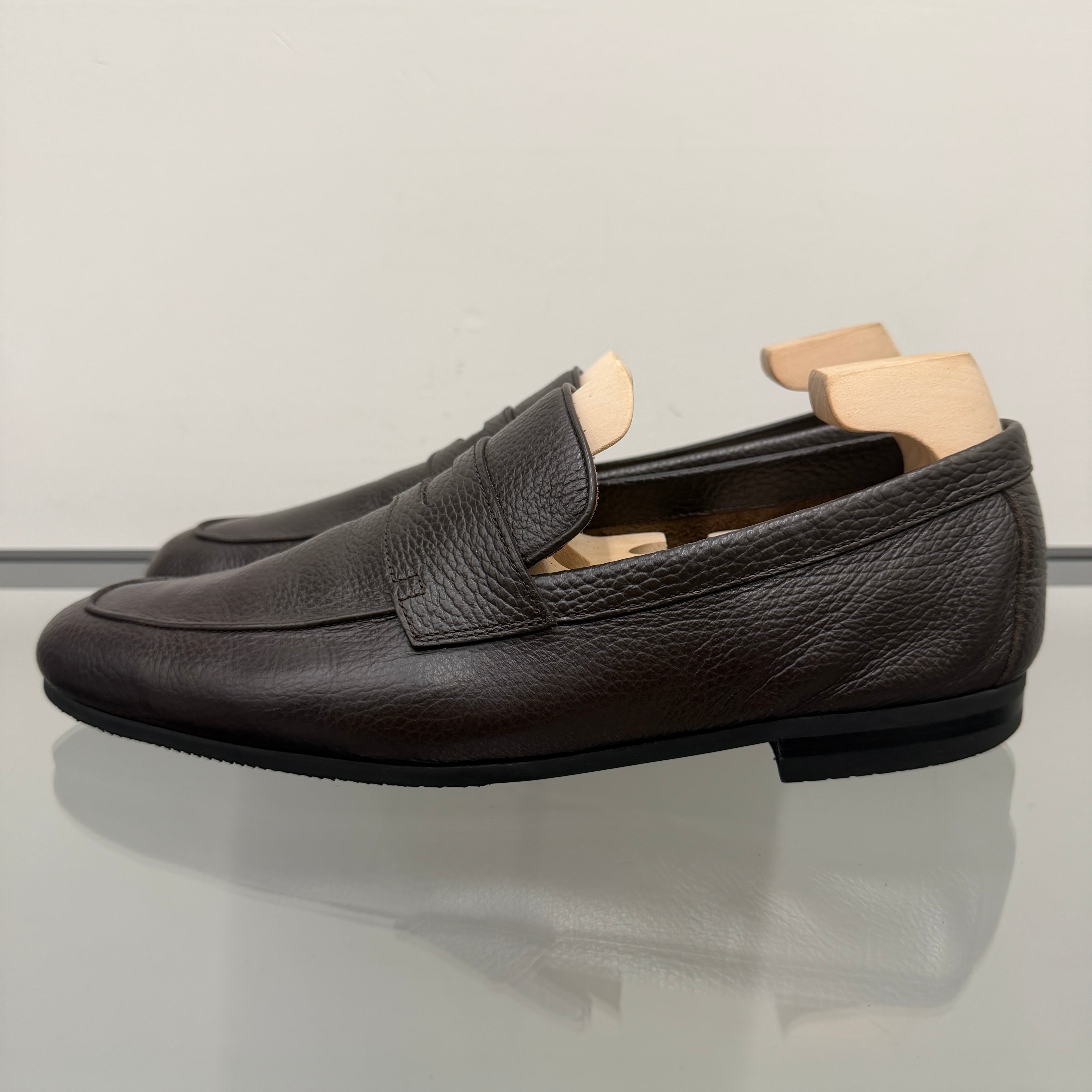 JOHN LOBB Thorne Loafers dress shoes brown 7 | ASSET VINTAGE