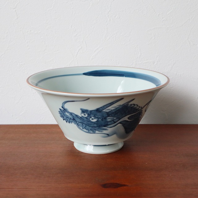 波佐見焼　龍絵　イケメン丼　ラーメン鉢