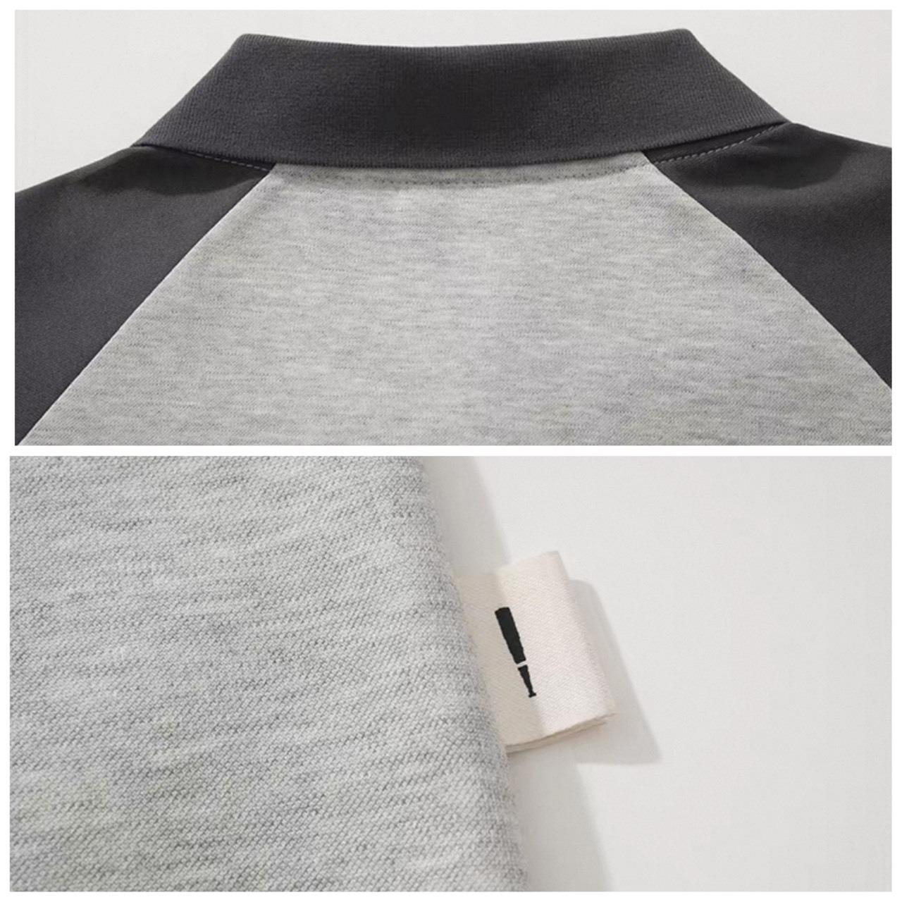 Two tone raglan polo tee 1426 - 10