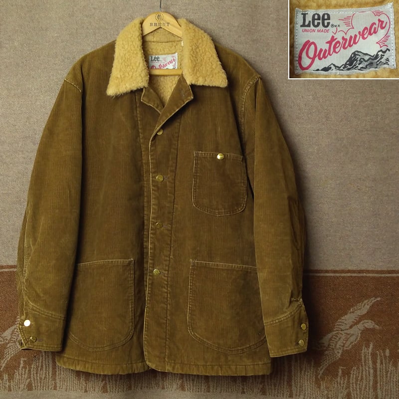 70s Lee Sherpa-Lined Brown Corduroy Chore Jacket | Wonder Wear  ヴィンテージ古着ネットショップ powered by BASE