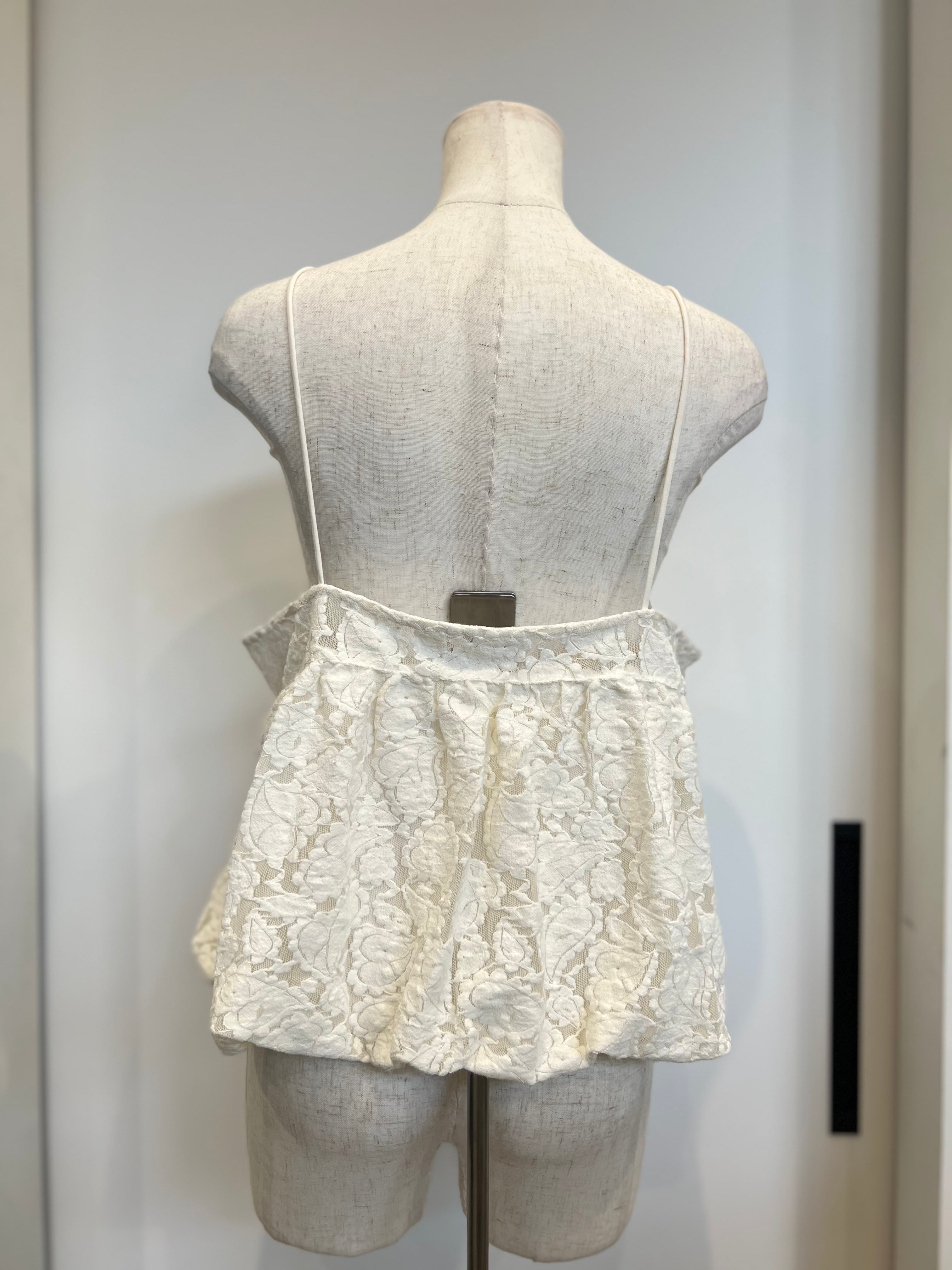 【SELECT】セットアップ可レースバルーンキャミ 21-0206