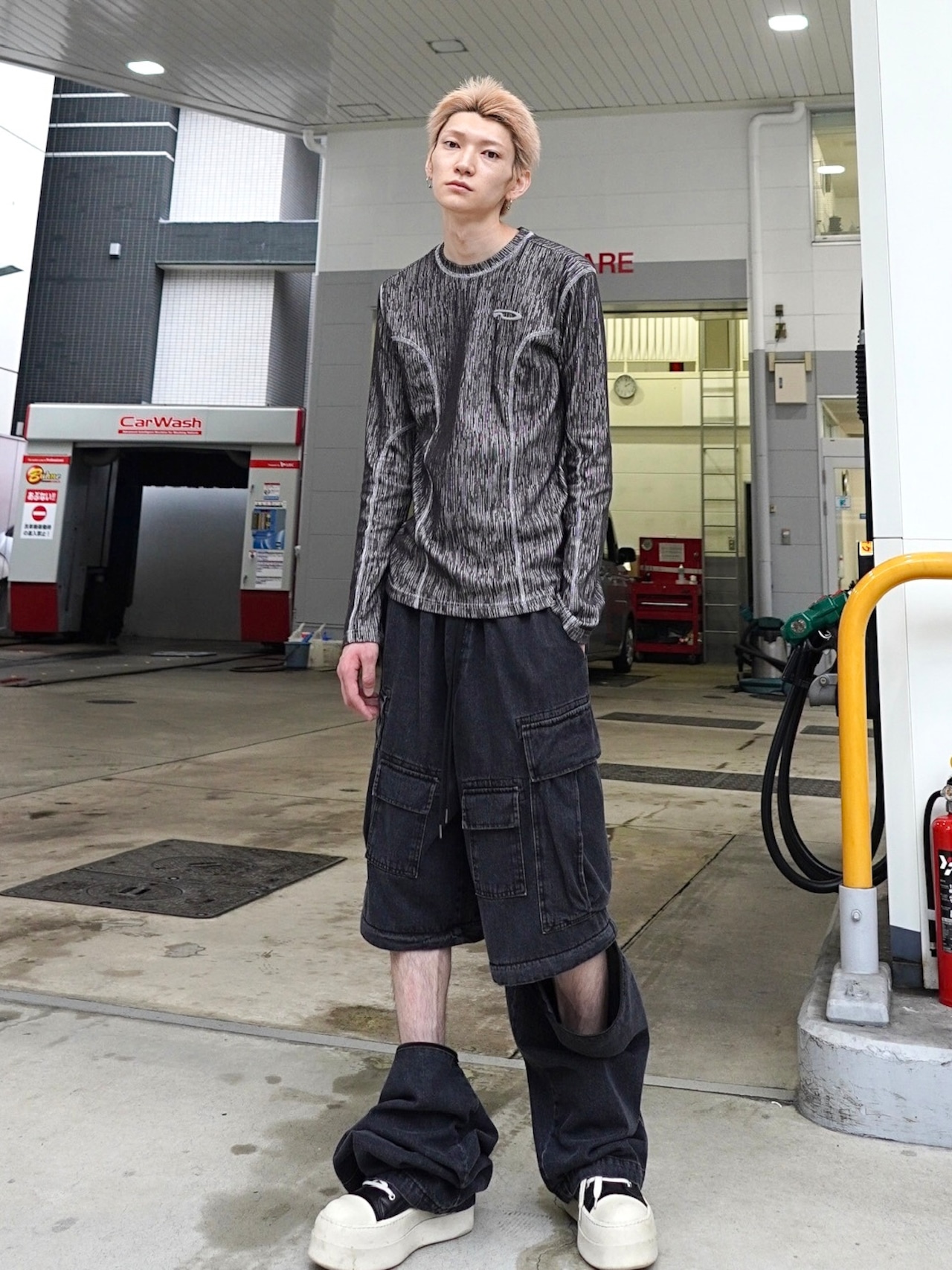 【PLANET STUDIO】tight long sleeve t-shirt