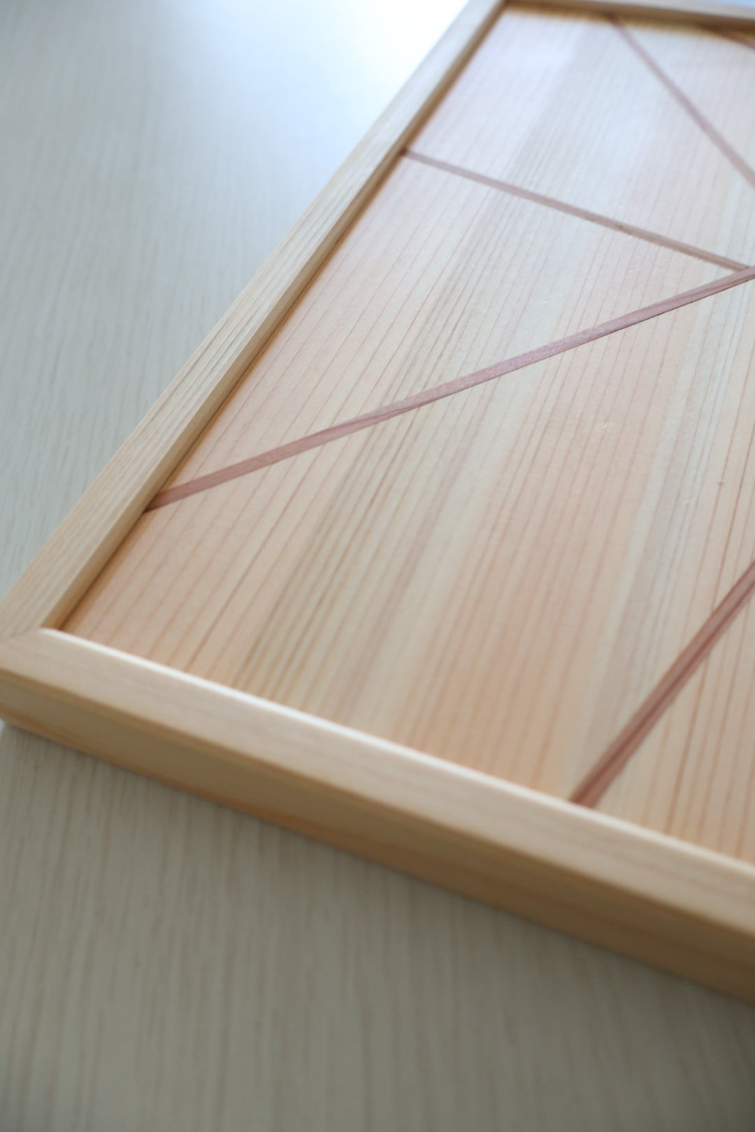 寄木細工 盆（氷組）｜Yosegi-zaiku Tray – Koorigumi (Ice-Break
