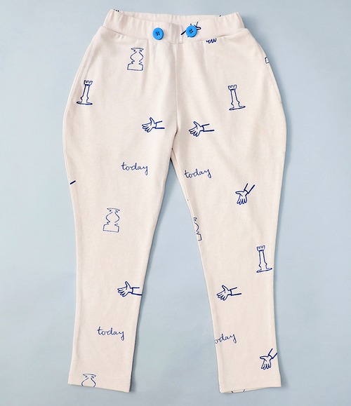 My favorite day  knitted pants     kids XXL(140-150)  /   Ivory