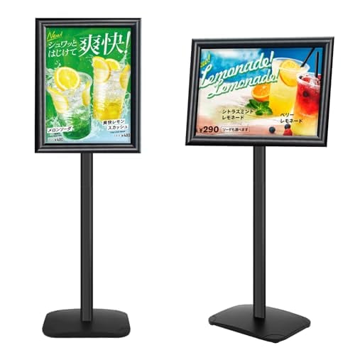 OUTNEE A3 重い案内板スタンドボード 角度調節可能な立て看板 メニュー