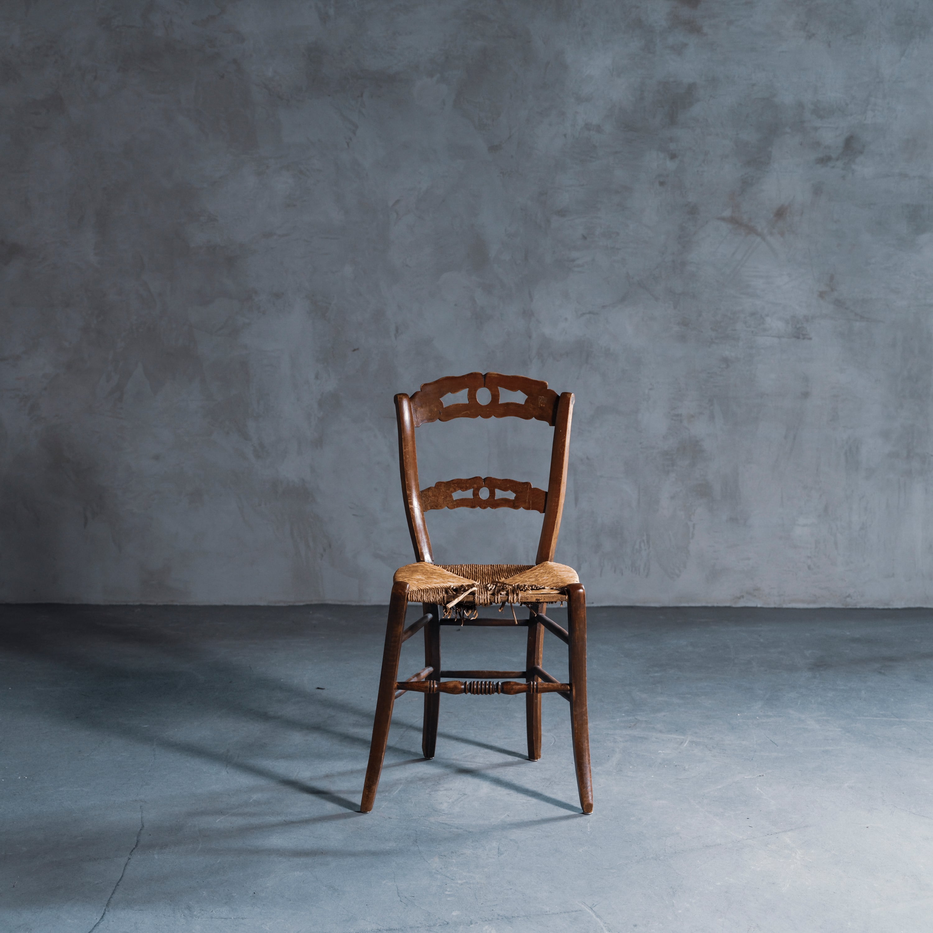 チェア/アンティークチェアー/ラッシュシート/フランス家具/フランスアンティーク椅子/イスいす