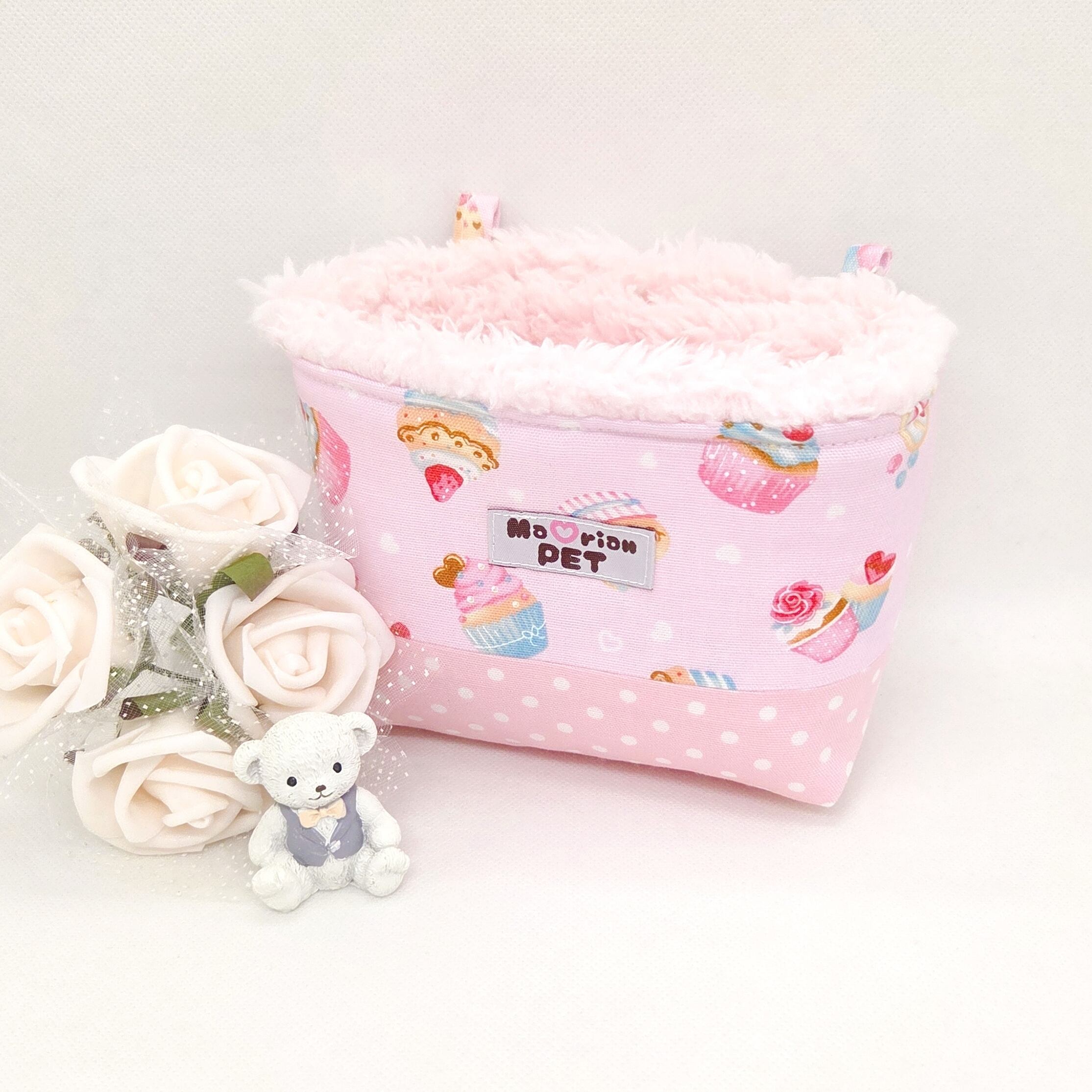 モモンガポーチ/スクエアポーチM♡ポップスイーツ プードルファー