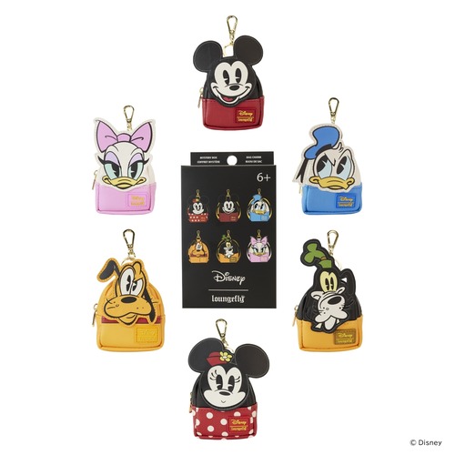 LF MICKEY & FRIENDS PICNIC COSPLAY MYSTERY MINI BACKPACK KEYCHAIN CHARM_WDK0750-EA