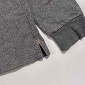 CANTERBURY カンタベリー 刺繍 ワッペン ナンバリング 長袖 ラガーシャツ XL/グレー系 メンズ