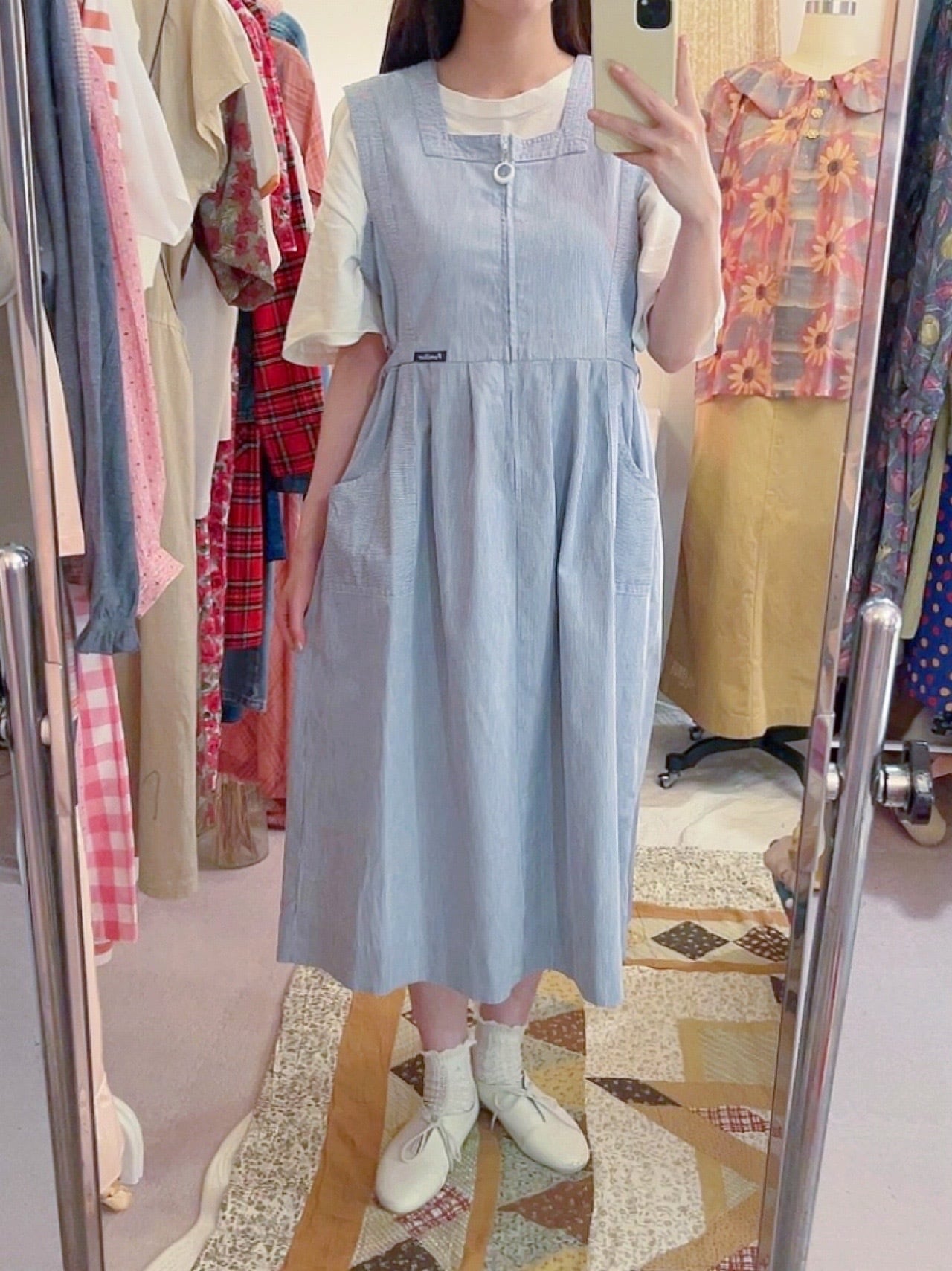 Familiar / hickory jumper skirt