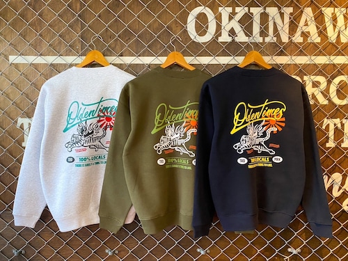 【3色展開】FLYING TIGER CREW NECK SWEAT SHIRT