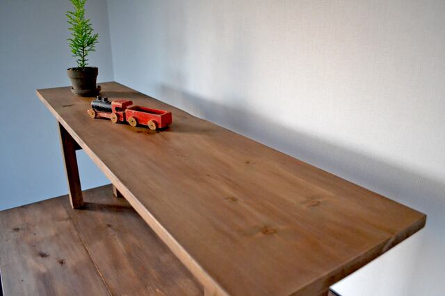 Antique Cafe table 60 iron leg Cherry | Franck