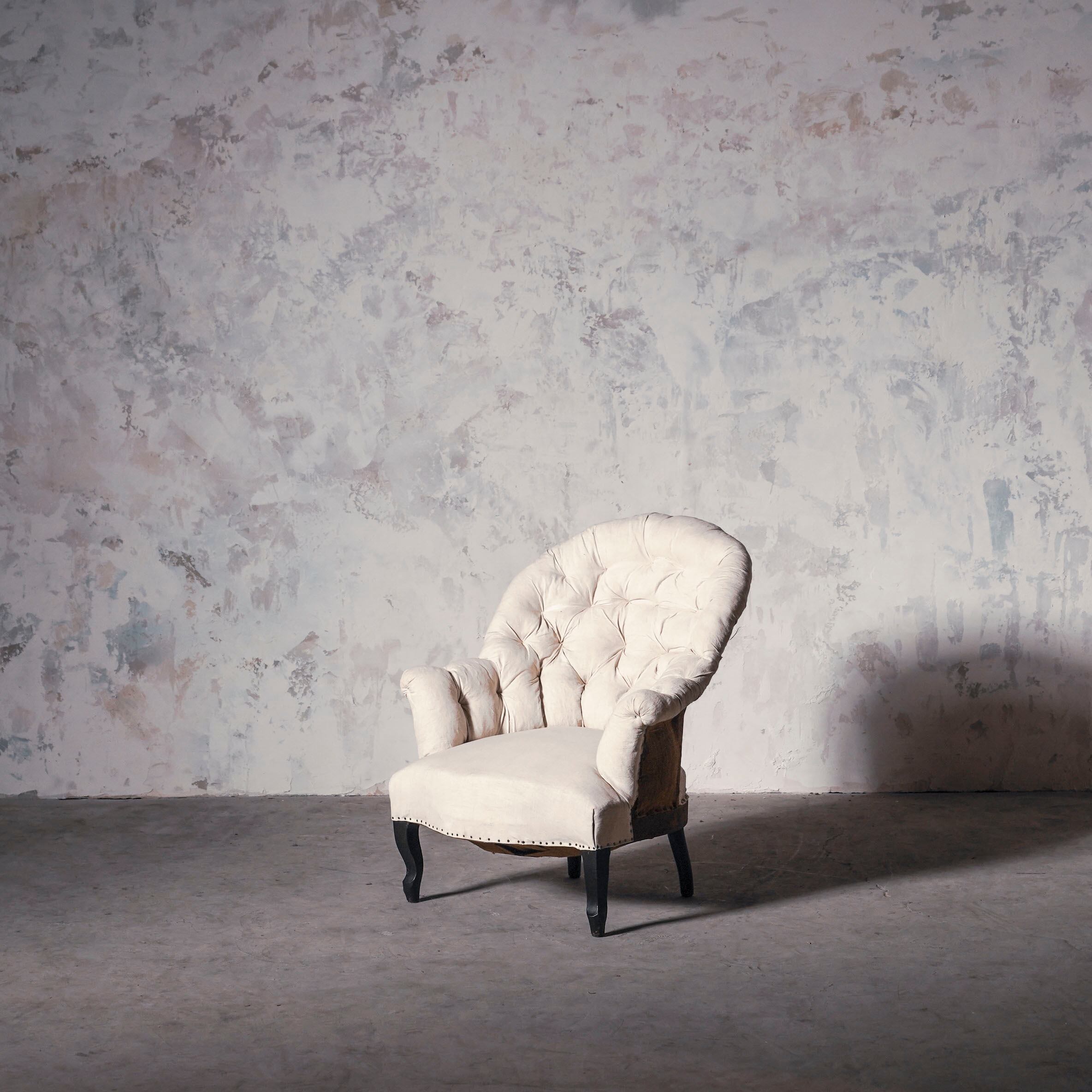 ソファ/アンティークヌードソファー/フレンチシングルソファー/ヌードソファー/1880年代/ディスプレイ