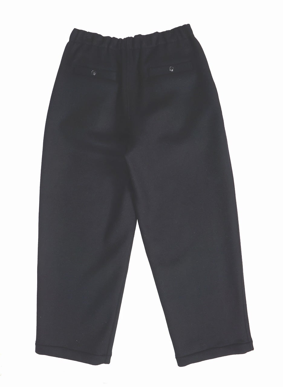 Wool Beaver Wide Easy Pants