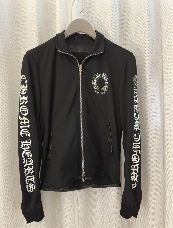 CHROME HEARTS クロムハーツ レザー切替カシミヤ混ダガー CHROME HEARTS クロムハーツ レザー切替カシミヤ混ダガー