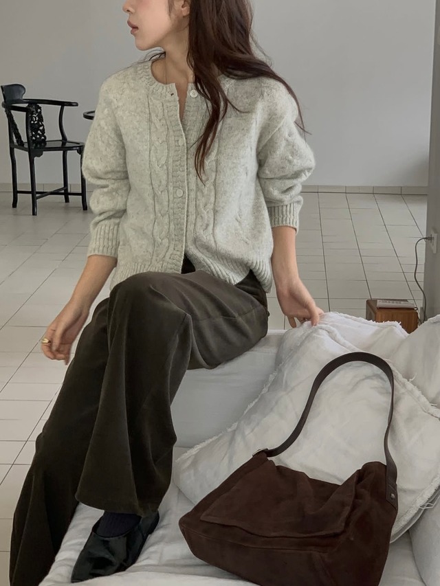 (予約) miel / Running cardigan 4color