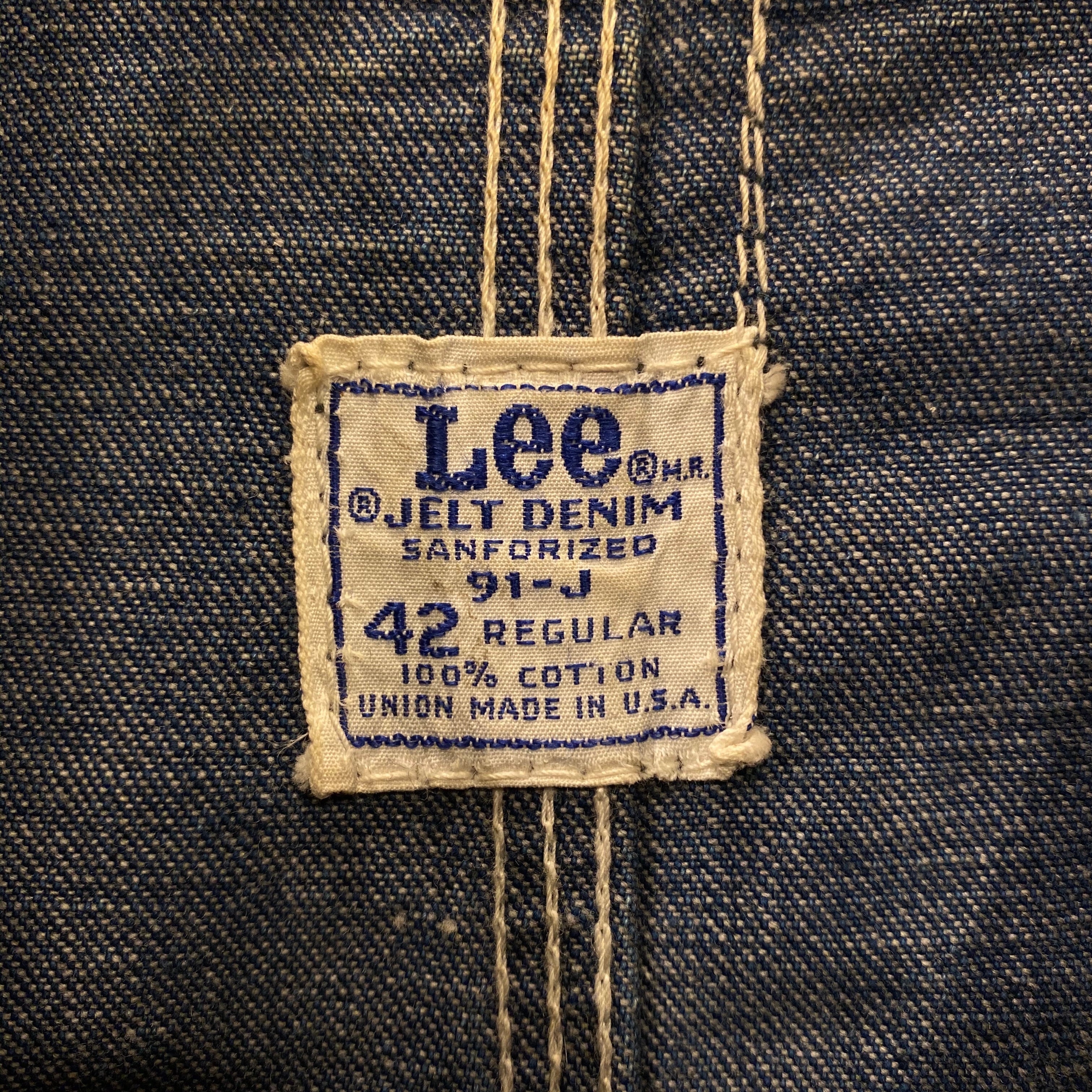 70s Lee 91-J Denim Coverall | VOSTOK