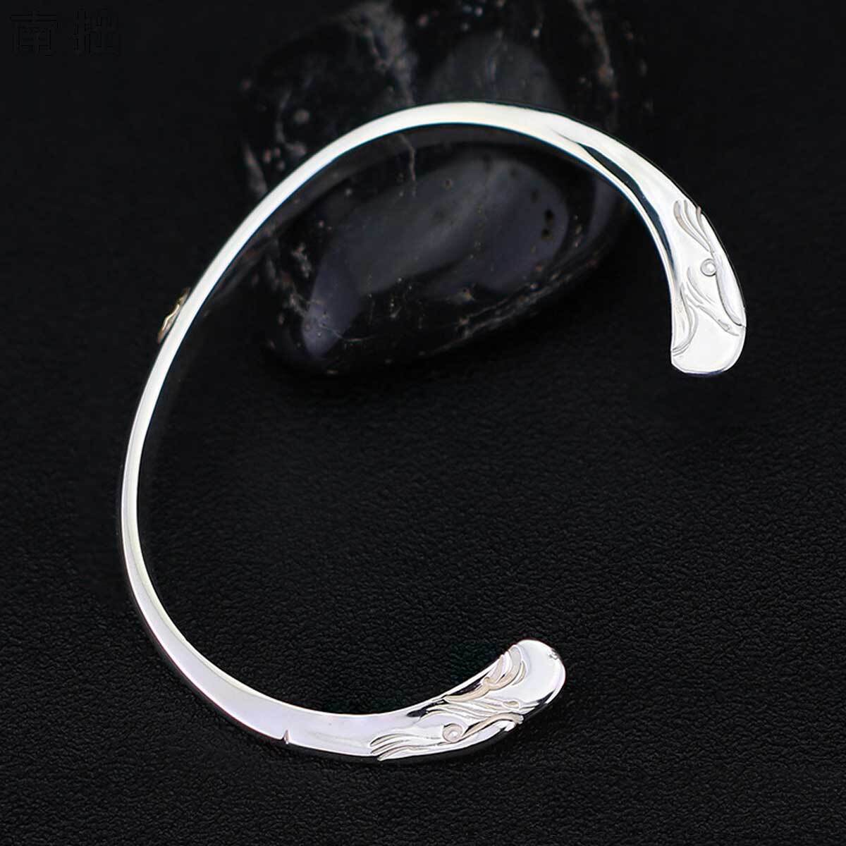 18金現行イーグル顔ブレス メンズ バングル ブレスレット イーグル