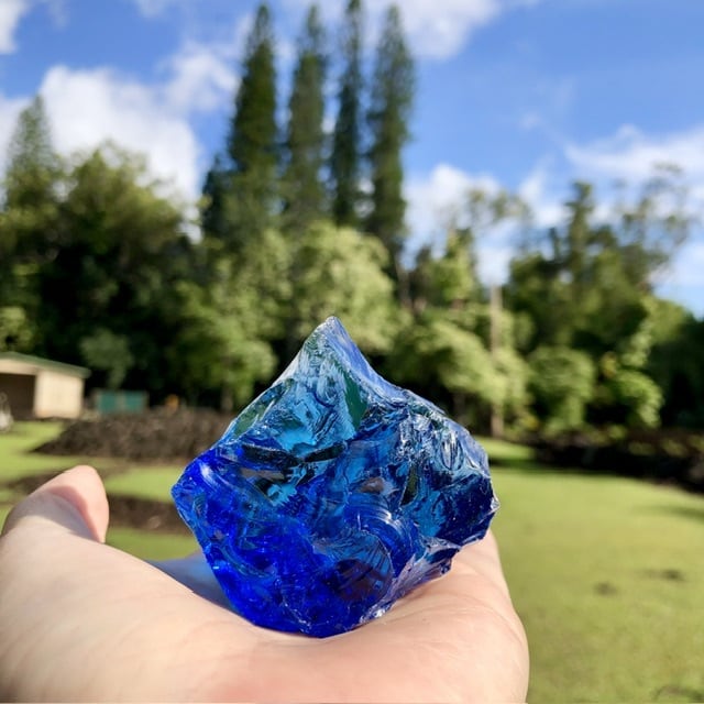 アンダラクリスタル×レムリアンシードクリスタル ピアス クリスタルチャーム レムリアの青の石∞アンダラクリスタル | Crystal∞Hawaii