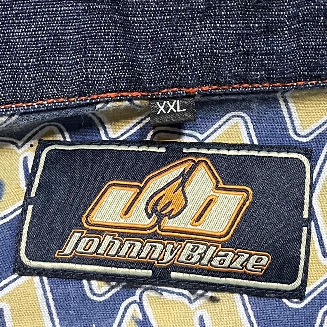 size XXL】90s Johnny Blaze ジョニーブレイズ デニムジャケット | PAY ID