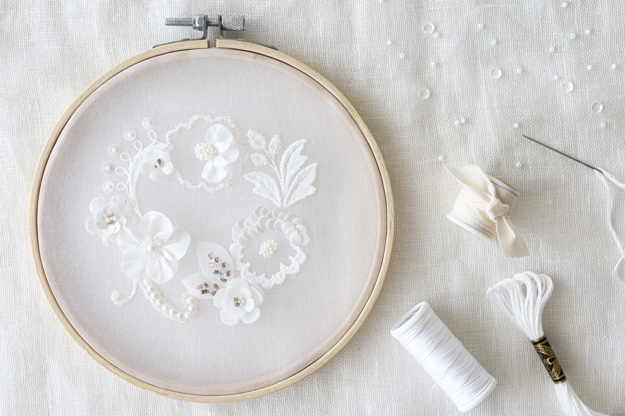 "Haute couture embroidery " DIY kit & Video lesson