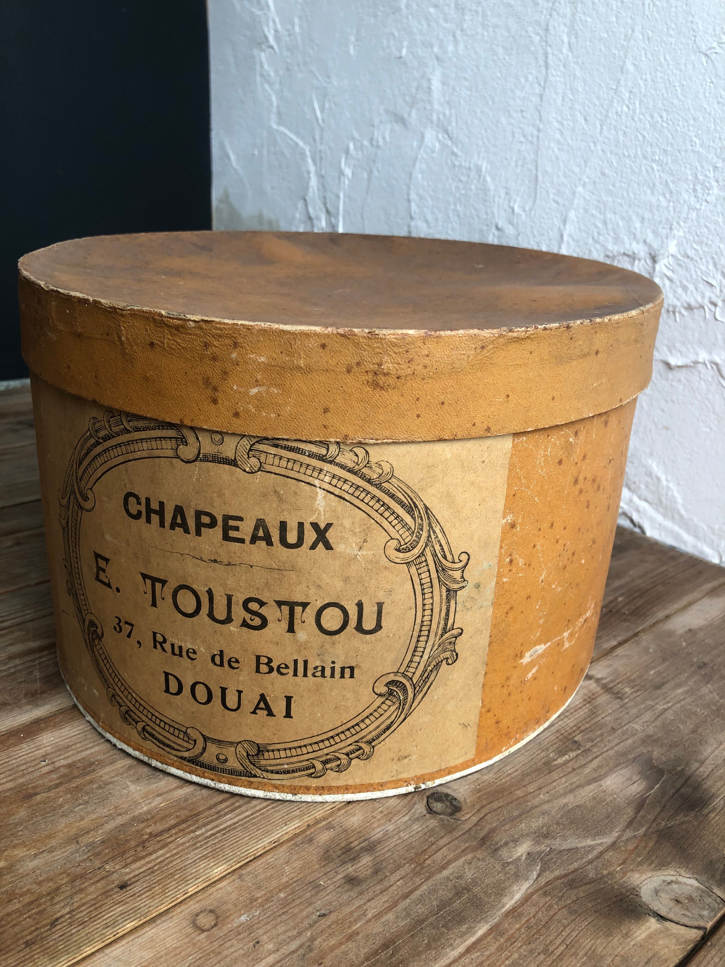 紙製ハットボックス E.TOUSTOU 紙箱 ハットケース | Brocante de La
