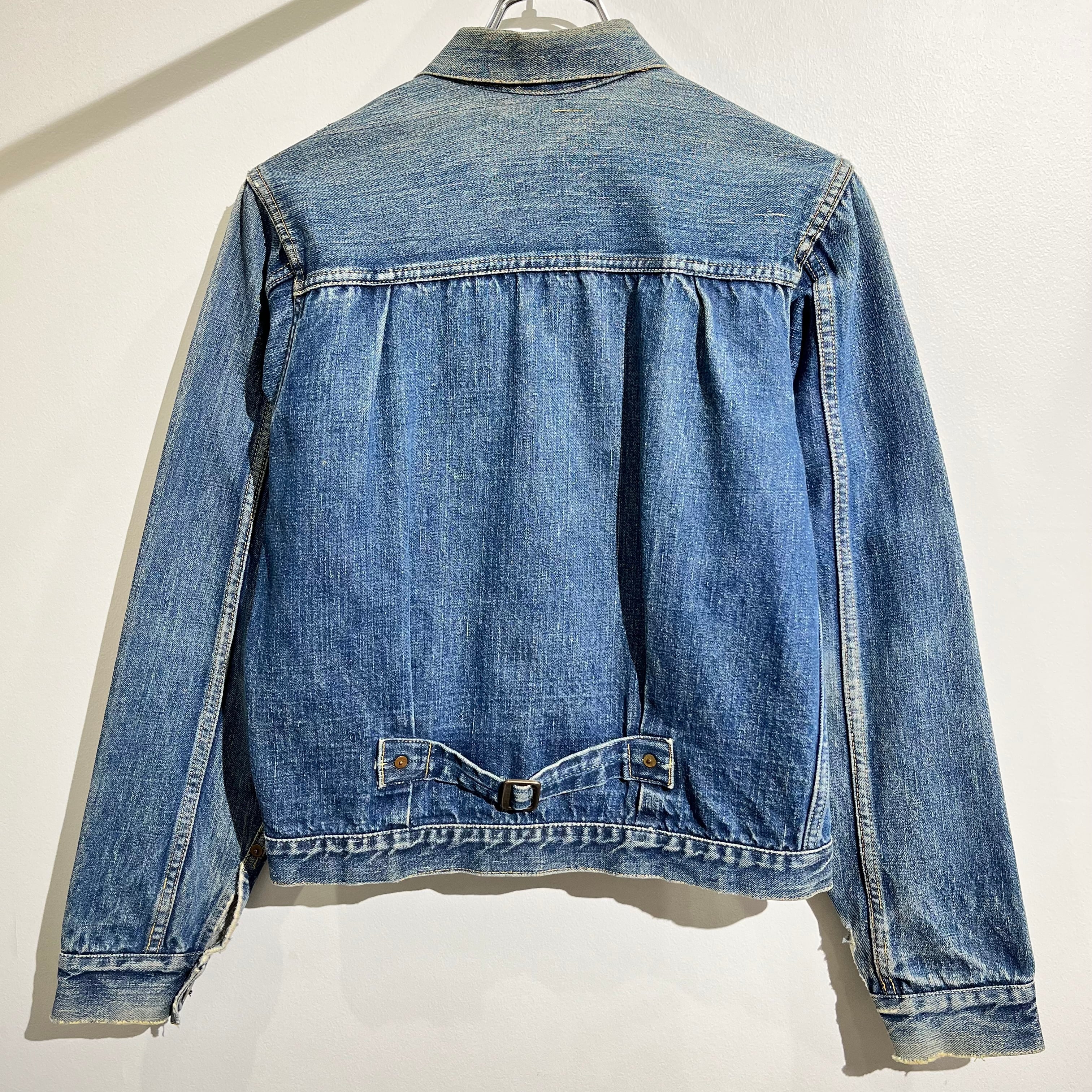 50s Levi's 506XX Denim Jacket Slide buckle 1st 50年代 リーバイス 506XX デニムジャケット  スライドバックル 1st | ヴィンテージカイトリオレゴン powered by BASE