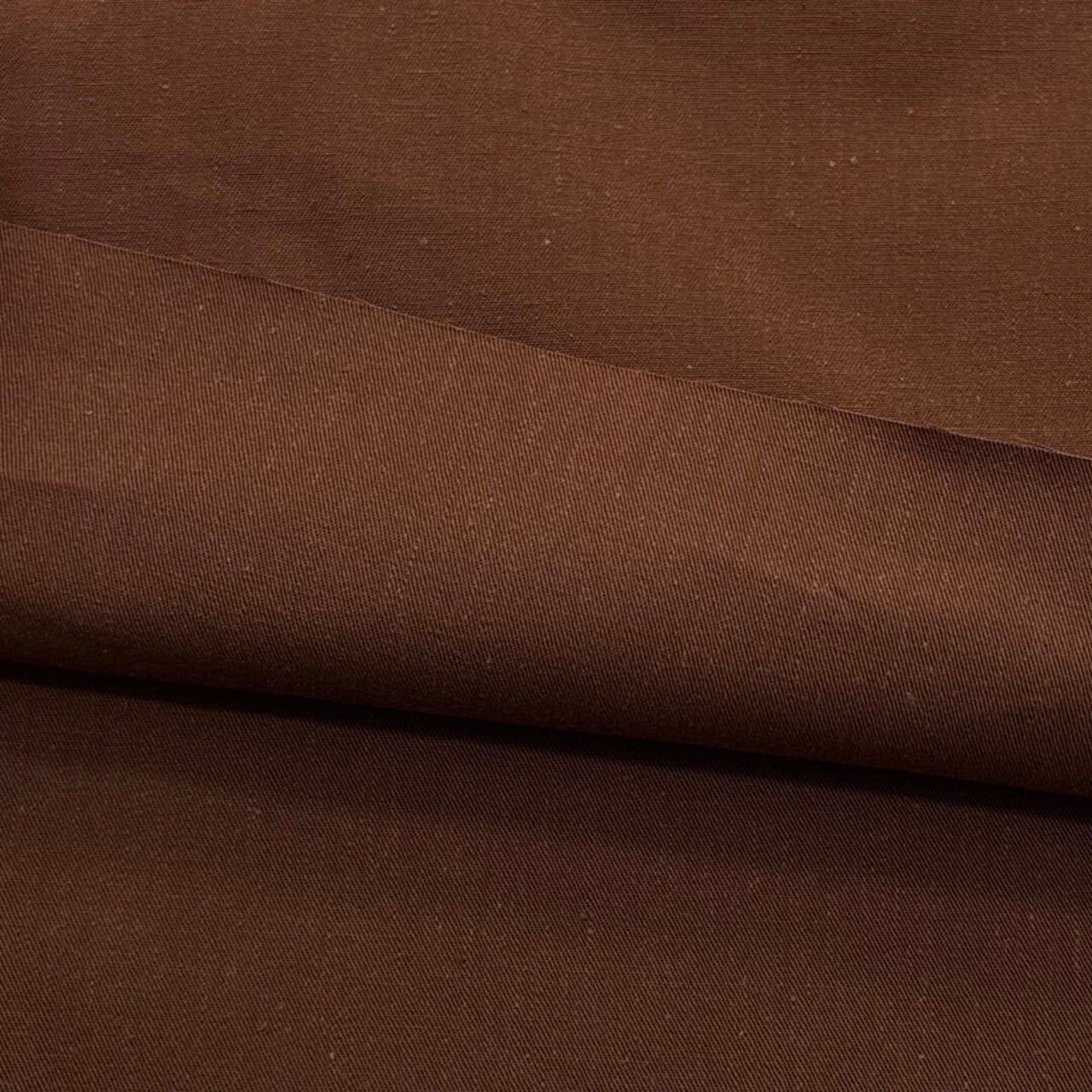 ★NY068◆2m◆綿100%ヴィンテージ加工生地◆ブラウン