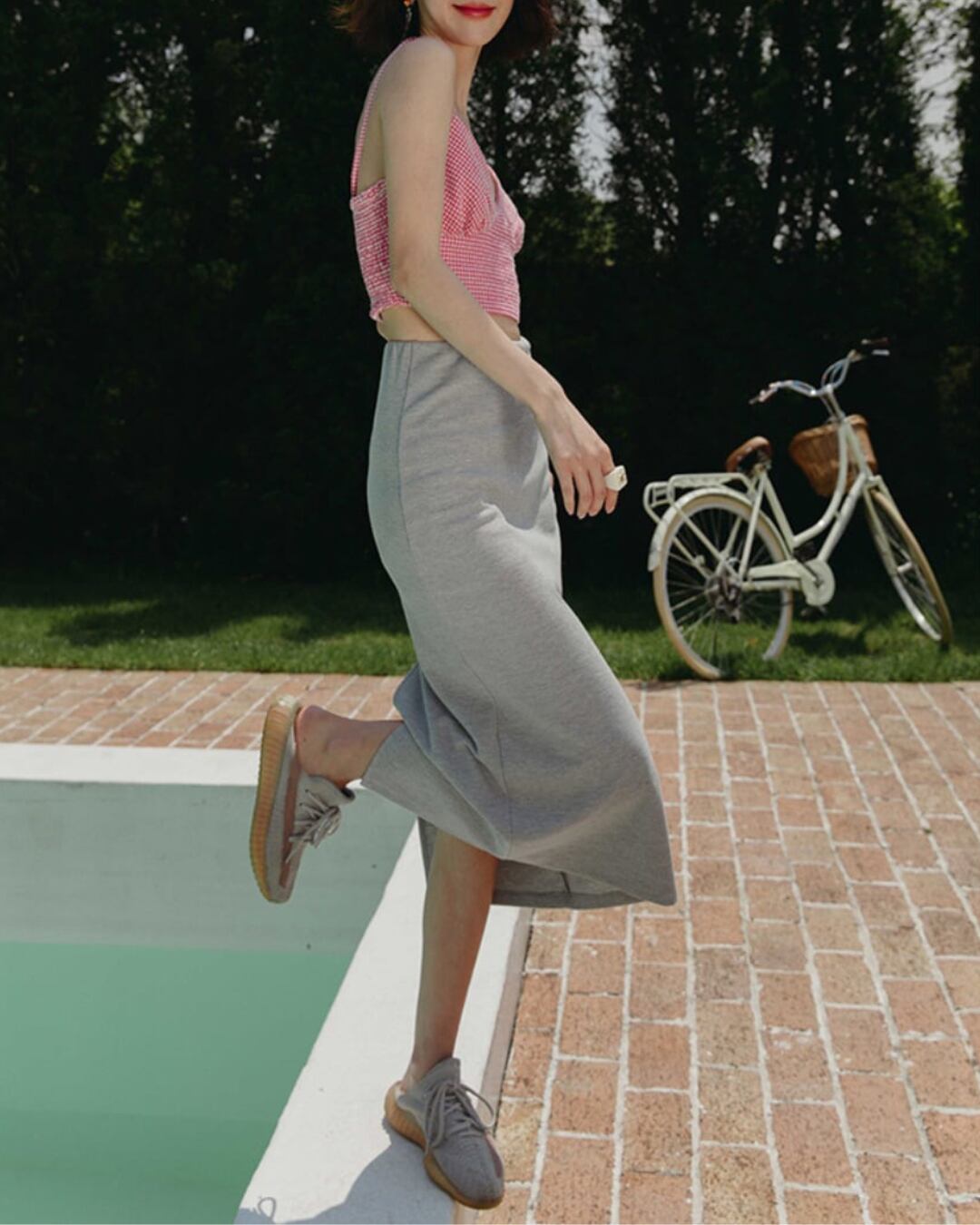 ベーシックスリットスカート S24016