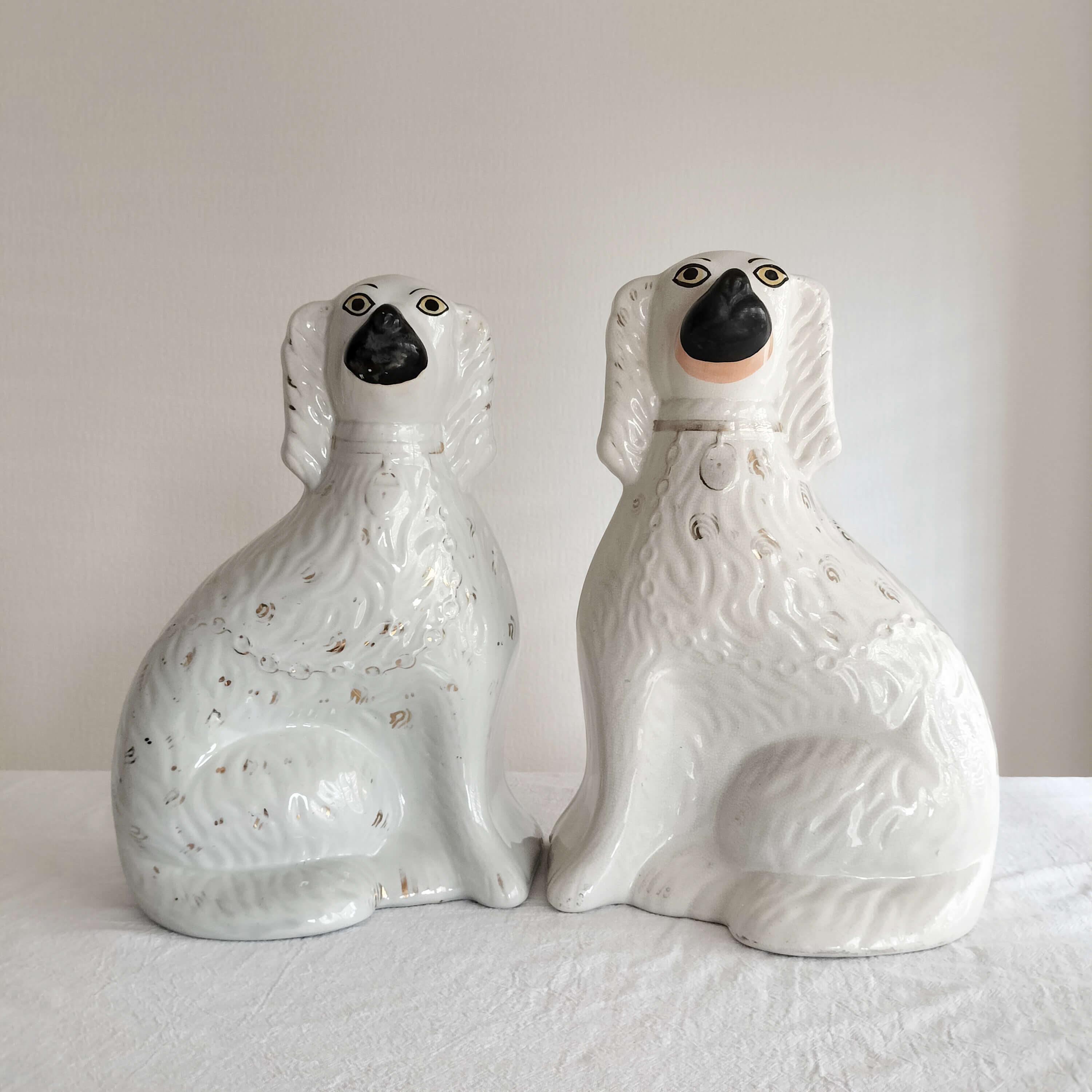 英国Beswick ベスウィック スタッフォードシャードッグ ペア 1378-6