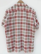 60s ARROW S/S OPEN COLLAR SHIRT MADE IN USA Size M