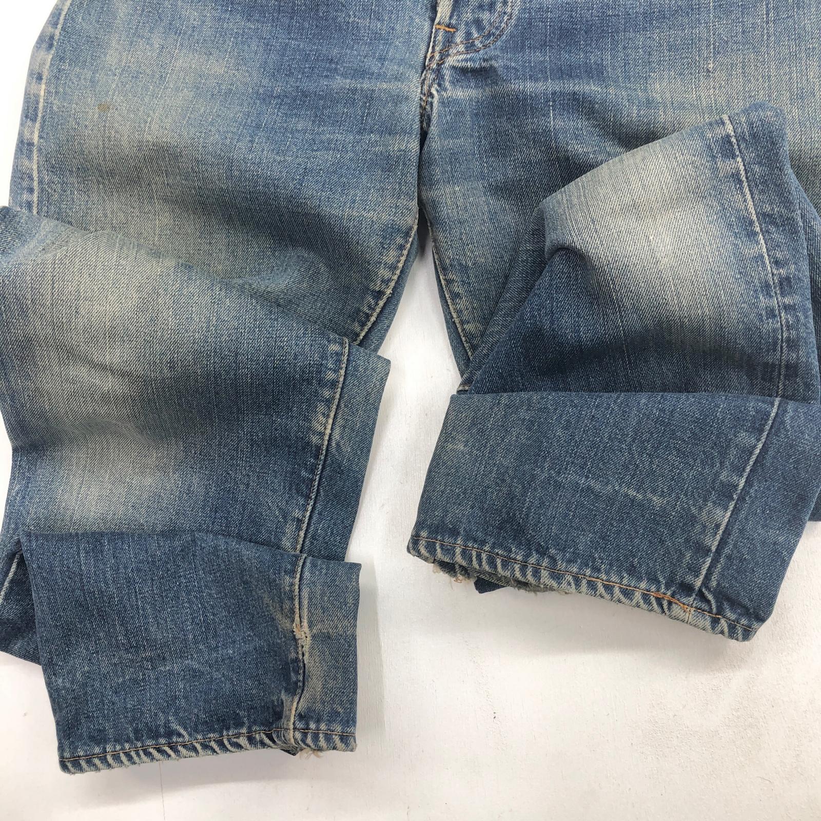 ～73年 リーバイス501 ビッグE 66前期直前〜並行期 ダメージ多数 Levi's（リーバイス） 70S 501 BIG E ビッグE 66 前期以前 刻印6