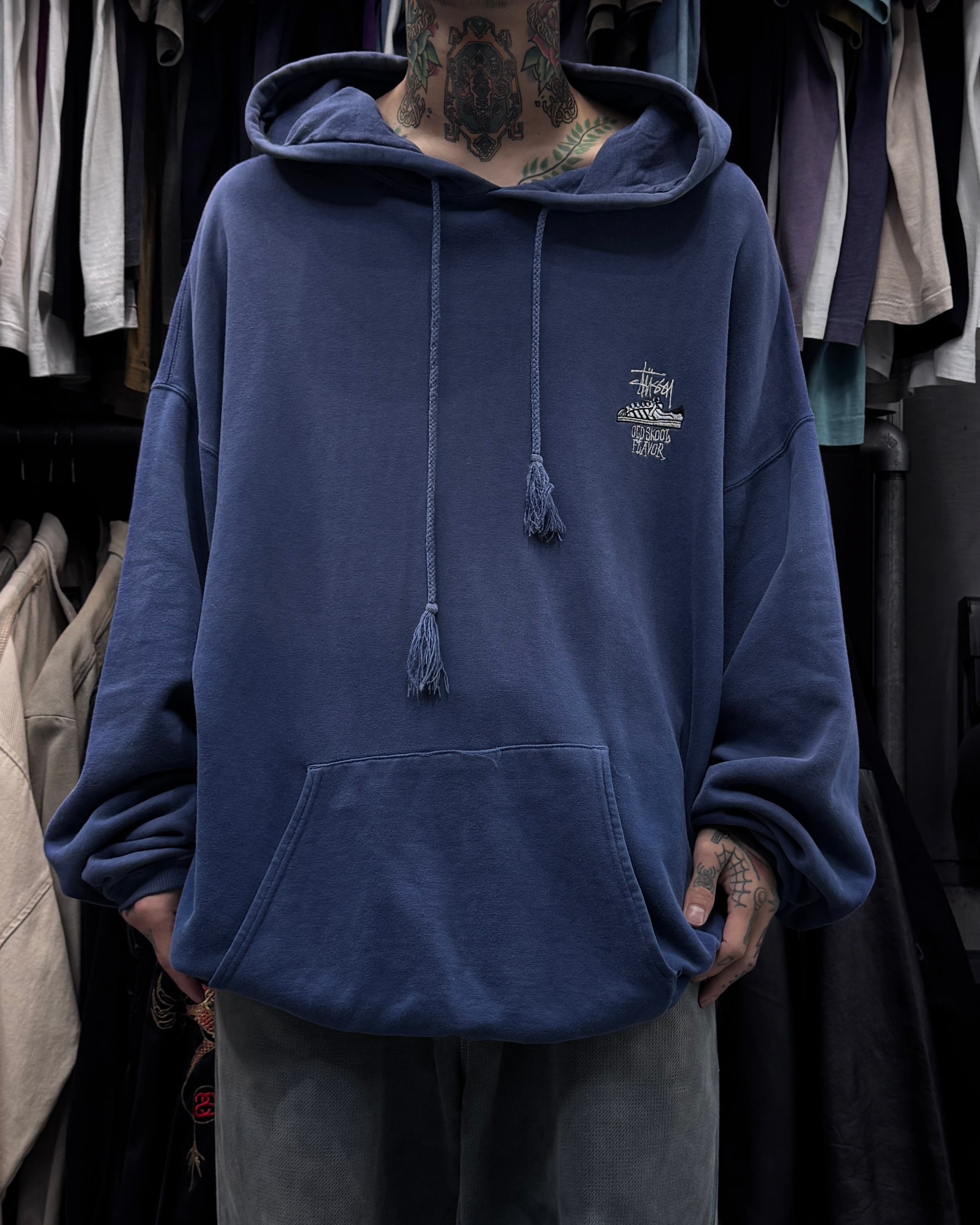 Special!!】80's~90's old stussy RAT PATROL hoodie “黒タグ” “ラット