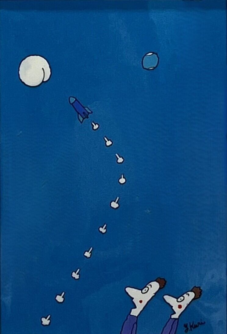 緒方一成作品 / アクリル画1 / シートのみ | VIVANT ART COLLECTION