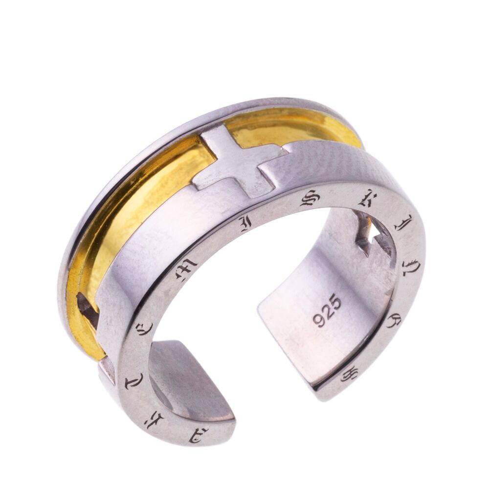 クロスホイールリング シルバーリング AKR0044 Cross wheel ring