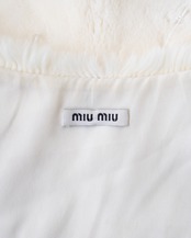 〈miu miu〉Fur coat MYV105