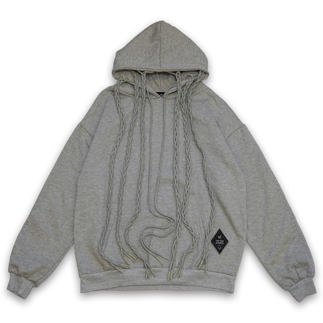 T.C.R DRAW CODE HOODIE - GRAY