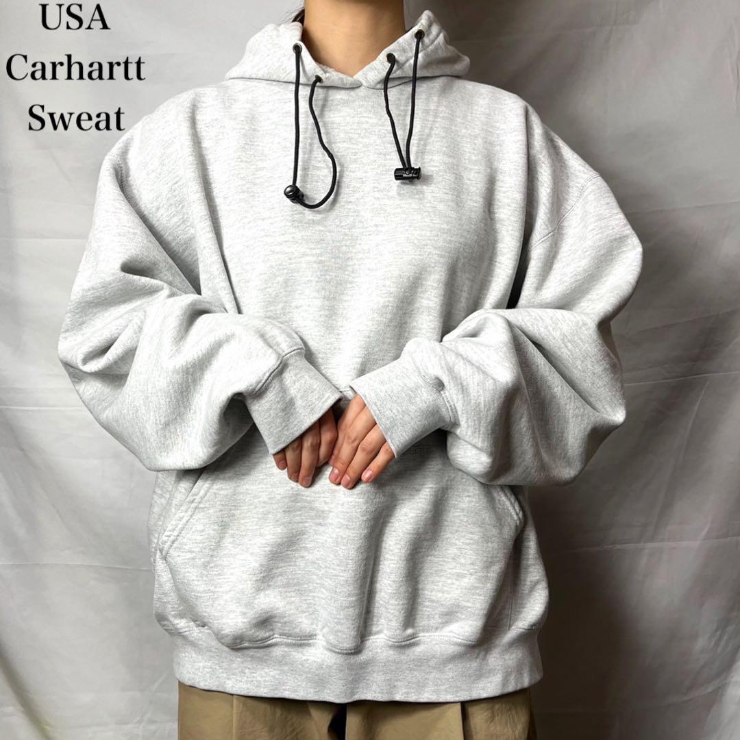 通販超歓迎 carhartt - カーハート ワンポイントロゴ パーカー 人気