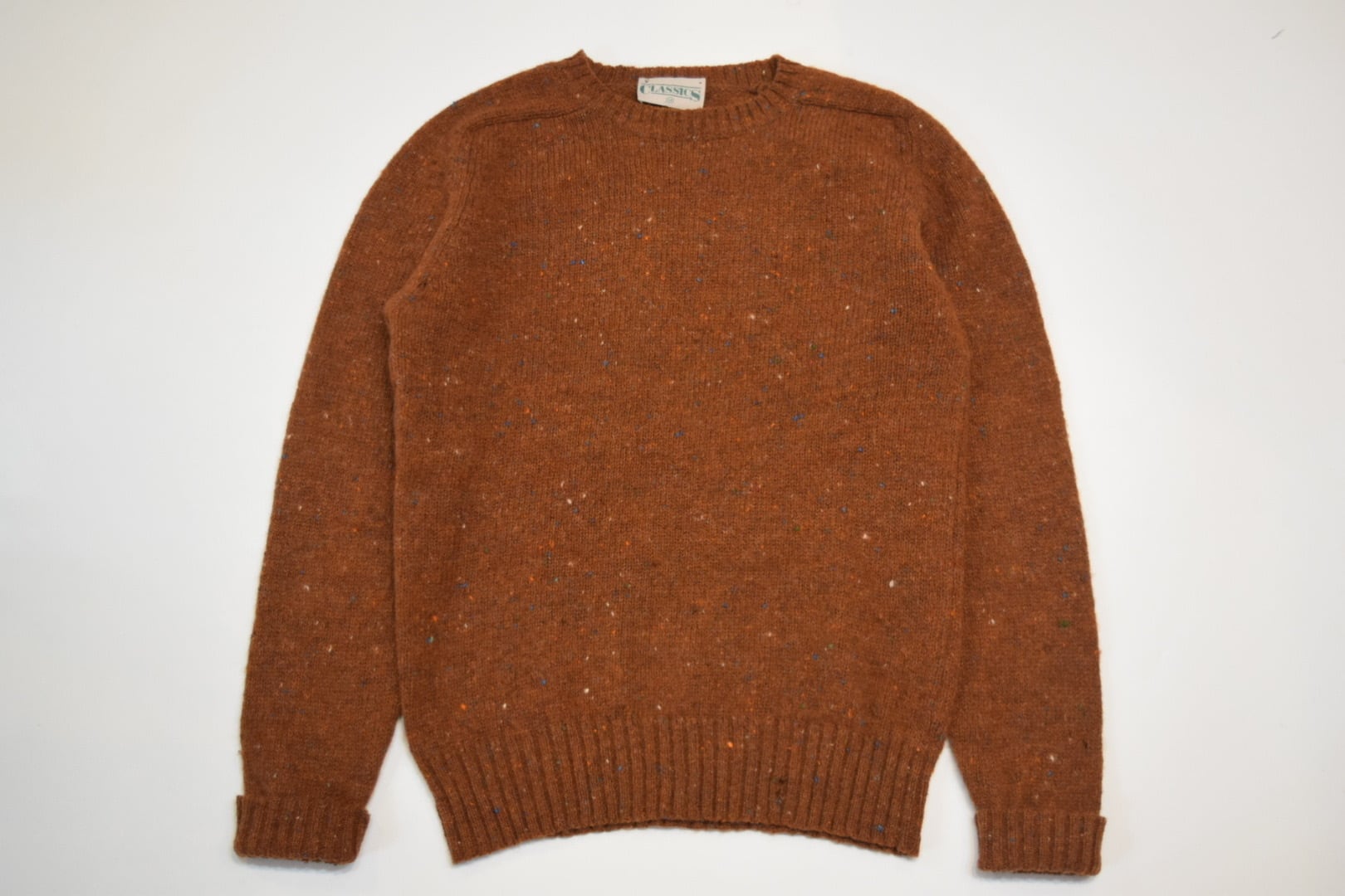 USED 70s "CLASSICS" Wool Sweater -Medium 01249