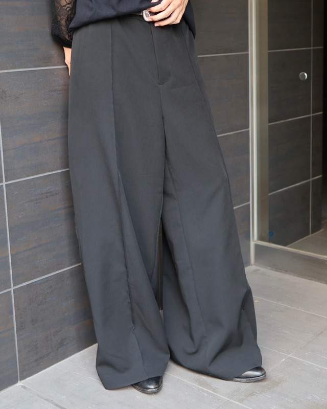 Center stitch super wide slacks