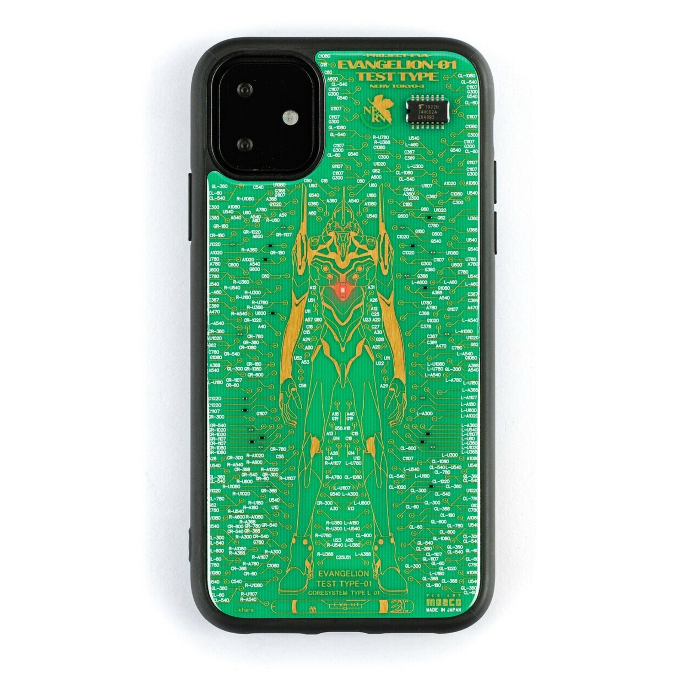 FLASH EVA01 基板アート iPhone 11 ケース | PCB ART moeco