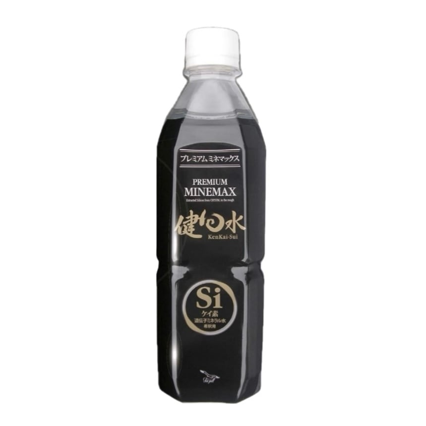 健回水 遺伝子ミネラル水溶液1セット（500ml✕4本入）※30cc計量カップ
