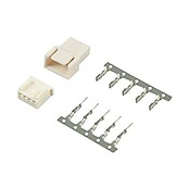 エーモン(amon) カプラー4極 適合コードサイズ 0.08~0.3sq相当 細線用 1セット 2811