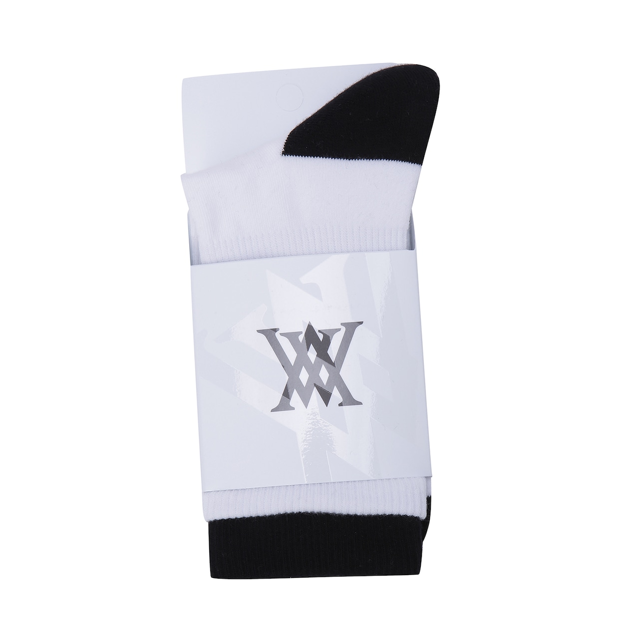 (W) DOUBLE BLOCK SOCKS [サイズ: F(AGEUWSC03WHF)] [カラー: WHITE]