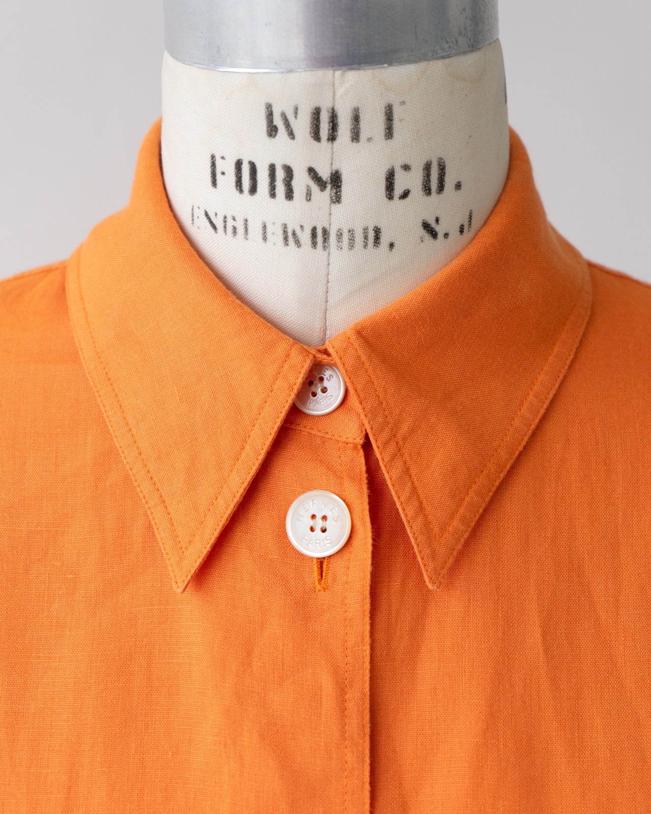 〈Hermès〉Linen Shirt Blouse